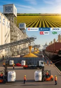 Exportadora de soja no Mato Grosso