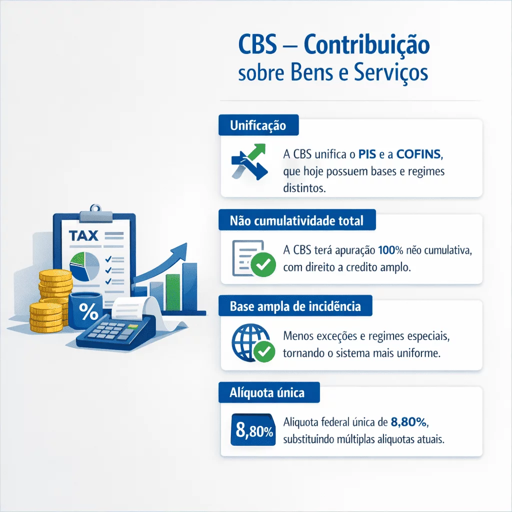 O que muda com a CBS em relação ao PIS e COFINS O que muda com a CBS em relação ao PIS e COFINS