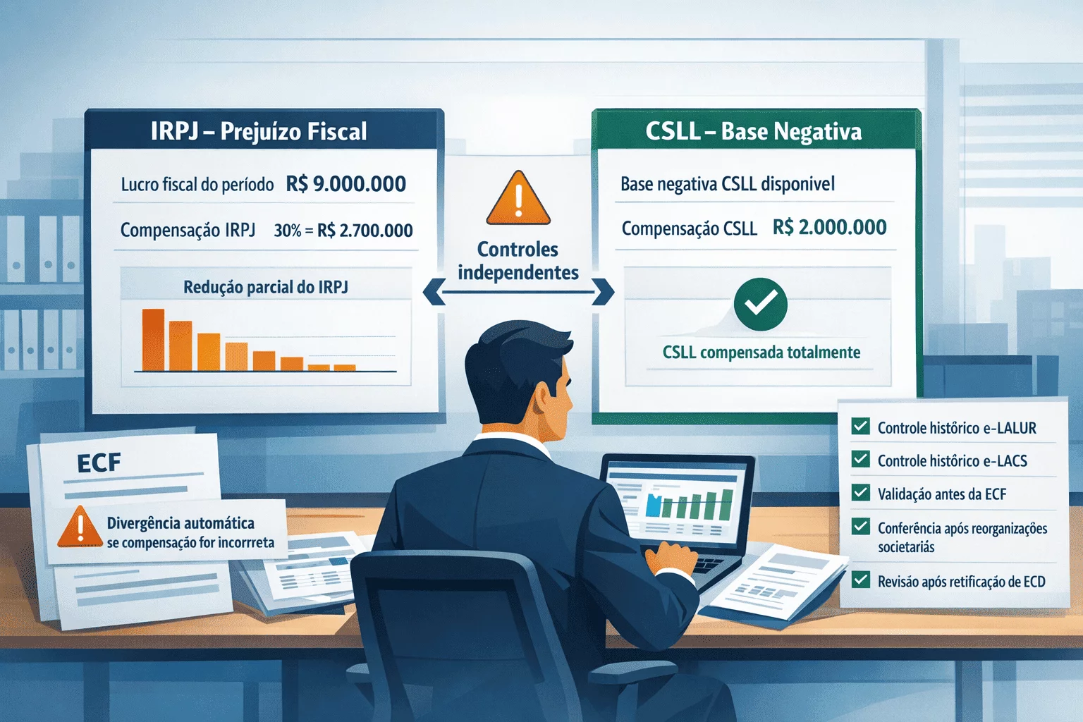 Base negativa CSLL compensação e por que não pode ser misturada ao IRPJ () Base negativa CSLL compensação e por que não pode ser misturada ao IRPJ ()